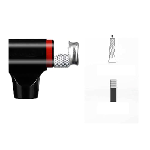 HOUSON Inflador de CO2 com manga isolante, adaptador de bomba de CO2, cartucho de bicicleta, mini bo