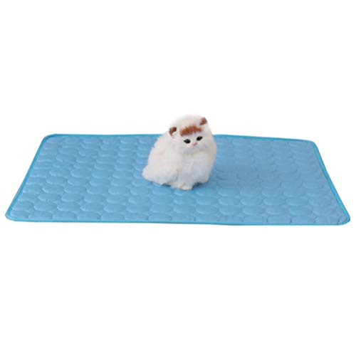 POPETPOP Dog Cushion Pet Self Cooling Mat- Washable Pet Ice Silk Sleeping Pad for Small Medium Large Dogs Cats Indoor & Outdoor Use - Image 3