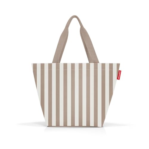 reisenthel shopper summerstripes coffee Geräumige Shopping Bag und edle Handtasche in einem Aus wasserabweisendem Material