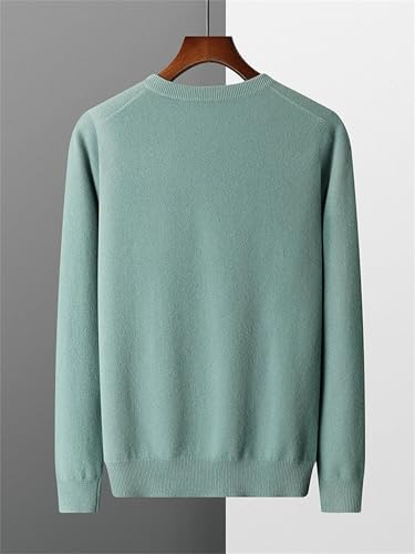 Men's Merino Wool Sweater Winter V-Neck Pullover Top Casual Loose Knitted Pullover Sweater2