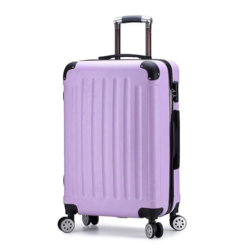 Suitcases 20 Inch Trolley Case with Large Capacity and Universal Wheels for Traveling and Reducing The Weight of The Suitcase Suitcases with Wheels(Light Purple)