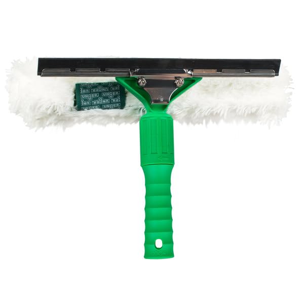 Lavavetri Visa Versa Squeegee 35 Cm Con Guida A S – Tergicristallo Per Vetri Con Gomma Originale, Adatto Per Aste Telescopiche - 4