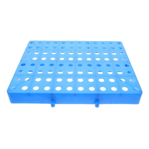 NUOBESTY Palets de Plástico para Almacenamiento 40x30x5 Cm Rejilla Ventilada, Resistente al Desgaste y Apilable, Divisores de Estantes para Almacenes, Cocinas y Supermercados