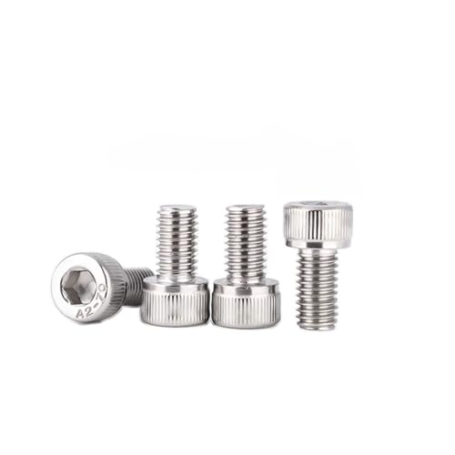 六角穴付ボルト全ねじ 304ステンレス 六角穴付きボルト キャップボルト (50 M2.5×4mm) [並行輸入品]