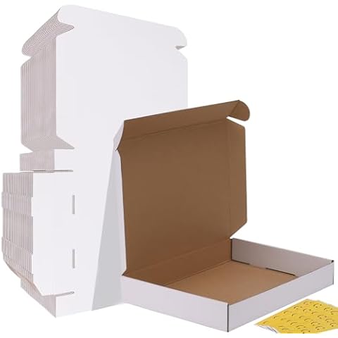HORLIMER 13x10x2 Shipping Boxes Cover