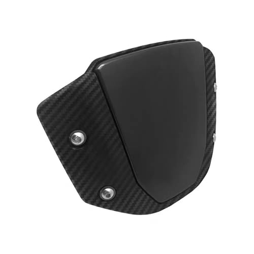 SWVYDC MotorradWindabweiser Fit Für Honda CB650R 2024-2025 Motorrad Windschutzscheibe Sport Windschutzscheibe Windabweiser Visier Bildschirm Halterung Windschutzscheibe(Carbon Black)