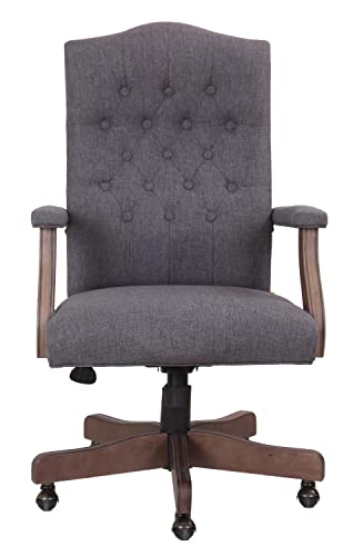 Boss Office Products Executive Commercial Swivel Chair, Slate Grey #TOP8