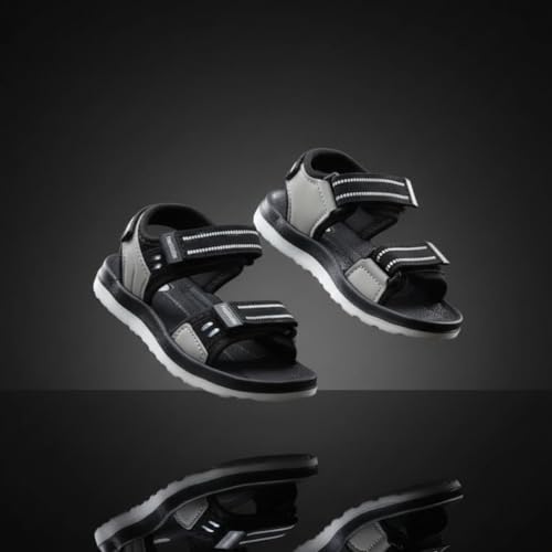 Image of Kids Open Toe Sports Sandals | Comfortable Lightweight Double Welcro Outdoor Athletic Sandals for Boys, Girls & Toddlers | Daily Play Shoe (1-10 Years)