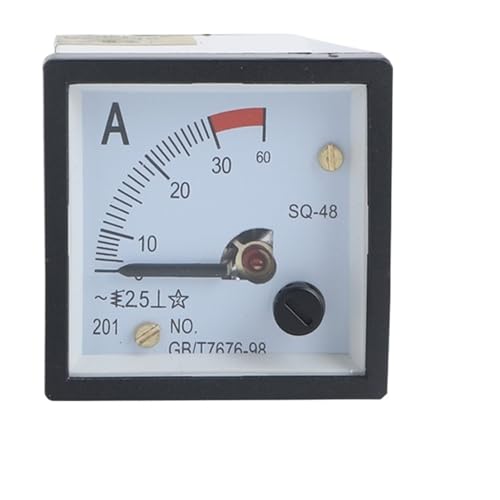 Panneau analogique ampèremètre SQ-48 avec cadran haute précision de 0 à 20A AC