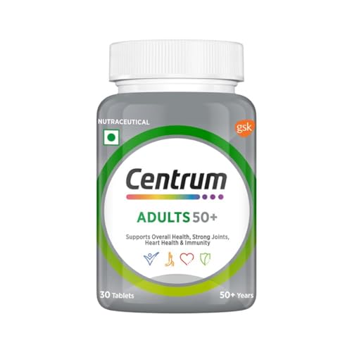 Centrum Adult 50+, Vitamin D3 & 21 other Nutrients for Overall Health,Worlds No.1 Multivitamin with Calcium,Strong Joints & Heart Health (Vegetarian) 30 Tabs (B0D3JD85FL) Amazon Price History, Amazon Price Tracker