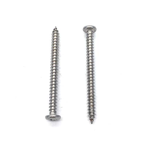 Tornillos acero inoxidable M4 x 45 mm Phillips Pan Head 100 pcs miniatura 3
