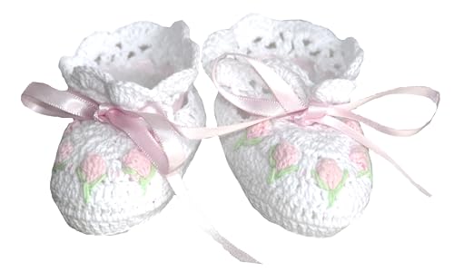 Crochet Baby Girls Booties