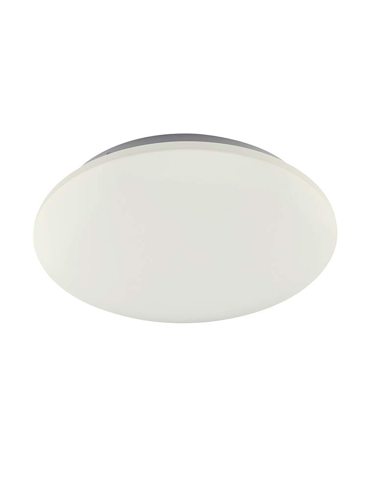 Mantra Iluminación. Modelo ZERO II. Plafón de techo en forma circular de 38 cm de diámetro en color blanco. Fuente de luz LED de 36W 3000K 2350lm
