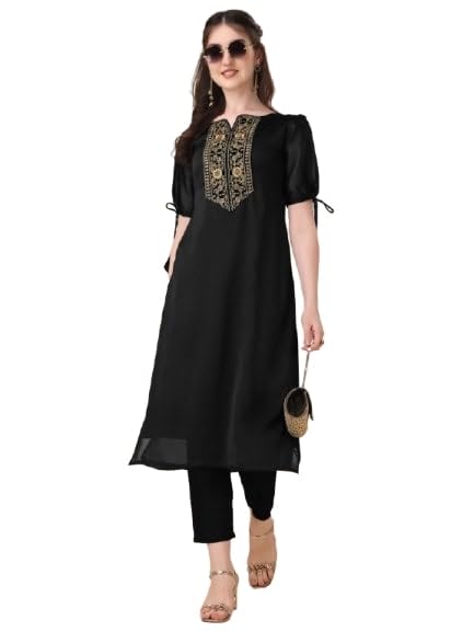 Image of Embroidery Silk Kurti
