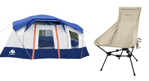 ayamaya-Ultralight-Camping-Chair-10-Person-Tent-Waterproof-Family-Tent-High-Back-Widen-Frame-Structure-Folding-Chair-for-Backpacking-Hiking