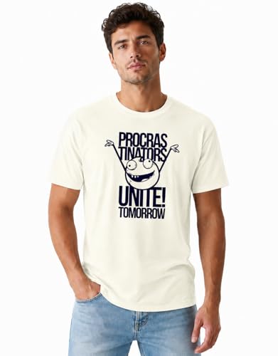 Image of Vastrio Unisex Procrastinators Unite Graphic Regular Fit Cotton T-Shirt