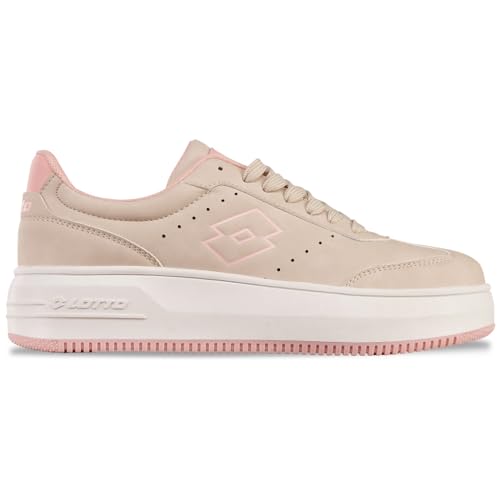 Basket femme Lotto tennis de sport basses à lacets en tissu