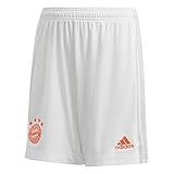 adidas Kinder 20/21 FC Bayern Away Short, White, 140