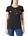 MUSTANG Damen Alexia C Foil T-Shirt, Schwarz 4132, S