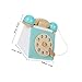 WEKAMOS Teléfono de Juguete de Madera para Niños Teléfono de Disco Antiguo Juguete Accesorio para Fotos y Juegos Cognitivos Imagen de WEKAMOS Teléfono de Juguete de Madera para Niños Teléfono de Disco Antiguo Juguete Accesorio para Fotos y Juegos Cognitivos