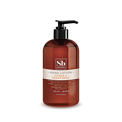 Soapbox, Citrus Peach Lotion, 12 Ounce