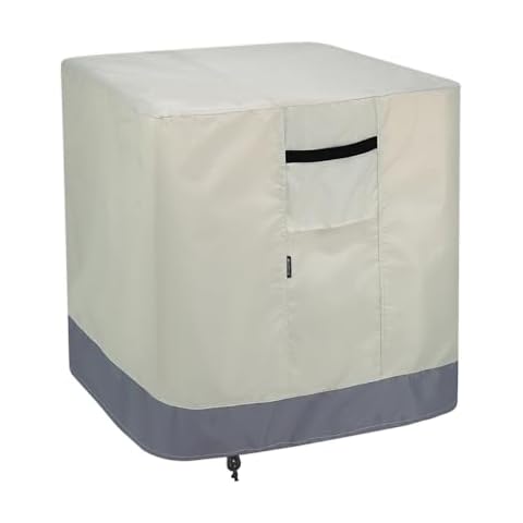 STEECA Air Conditioner Cover for Outside Units, Outdoor Waterproof Square Central AC Cover Fits up to 36L x 36W x 40H inch Cover