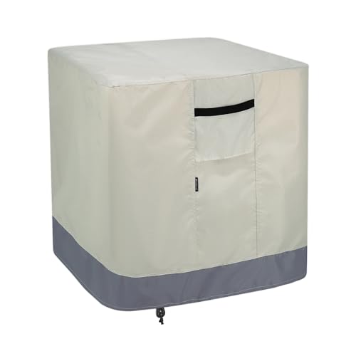 STEECA Air Conditioner Cover for Outside Units, Outdoor Waterproof Square Central AC Cover Fits up to 36L x 36W x 40H inch