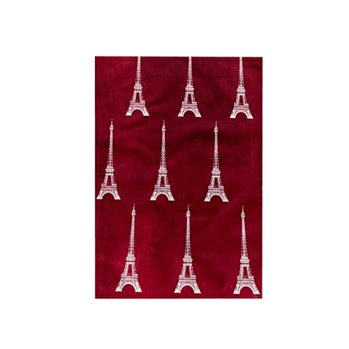 3D Rose Red Eiffel Towers TWL_35241_1 Towel, 15