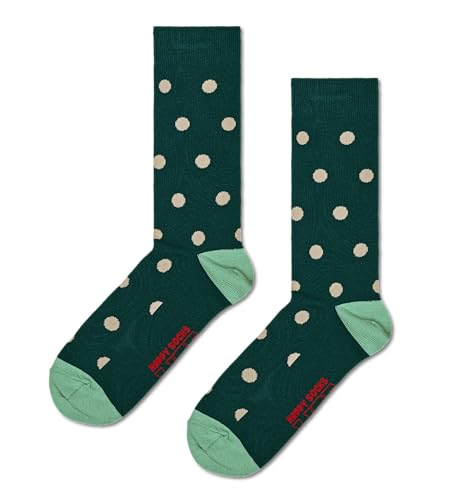 Happy Socks Basics Collection- Multi-Pack Crew Socks for Men and Women- Blue, Pink, Grey, Green3