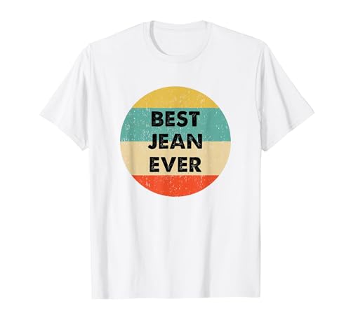 Jean Name T-Shirt, Men, White, 6X-Large