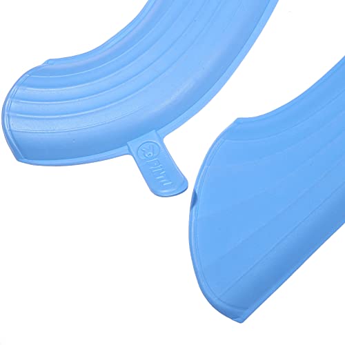 CRAFX Weiche Toilettensitzauflage mit Griffen, waschbare Toilettenwärmerauflagen, warm, hautfreundlich für universelle Toilettenauflagen,blau – Bild 8