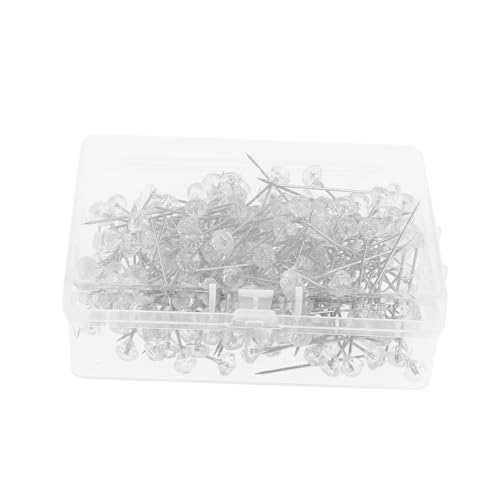 Housoutil Diamond Head Pins 6 * 38mm Floral Pins for Wreaths Bouquets Corsages Safe Decorative Accessory Kit