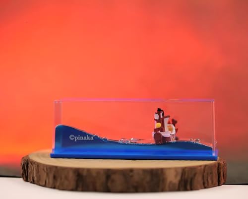 Image of PINAKA One Piece Unsinkable Thousand Sunny Ship Action Figure, Anime Theme, Multi Color, PVC, 14.2 x 5.5 x 4.5 cm