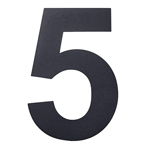 nanlyiau 4in/10.2cm Floating House Number Black House Number Black Door Number Stainless Steel House Numbers Made of solid 304 Stainless Steel Floating Appearance Address Numbers(5)