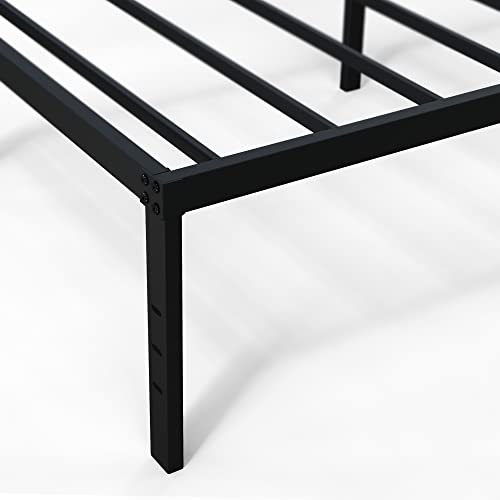Diaoutro 18 Inch Twin Xl Bed Frame Heavy Duty No Box Spring Needed Metal Platform With Maximum Storage, Easy To Assembly, Noise Free, Black #TOP6