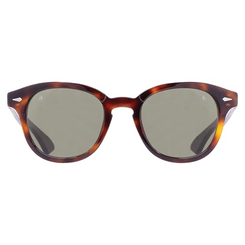 AO Times Sunglasses - Tortoise - Calobar Green AOLite Nylon Lenses - 49-21-1453