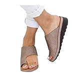 Womens Slippers,New Comfy Platform Toe Ring Wedge Sandals Shoes Summer Beach Travel Shoes Comfortable Flip Flop Shoes