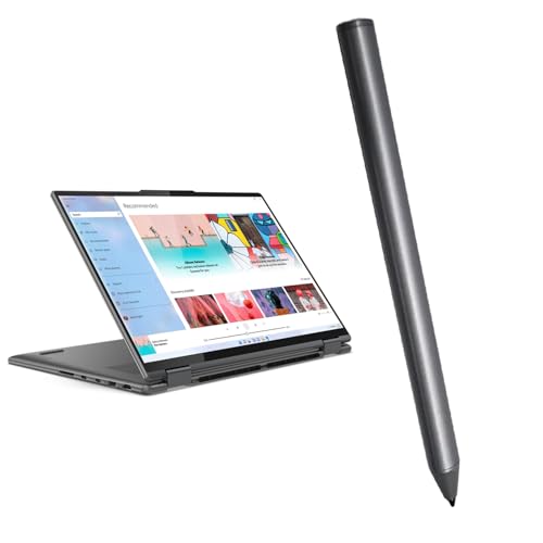 Image of Stylus Pen for Lenovo Digital Pen 2 Compatible with Lenovo IdeaPad Flex 5, Compatible with Stylus Pen for Yoga 6 /7 /9, ThinkBook 13x G2 IAP-21AT, AES 2.0 Protocol (Gray)