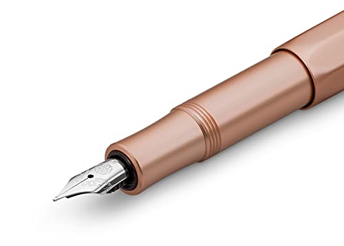 Image of Kaweco AL SPORT Fountain Pen Rose Gold I Premium Fountain Pen for Ink Cartridges, 13 cm I Nib: BB (Extra Broad)