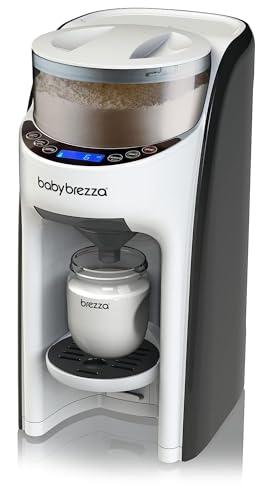 Image of Baby Brezza New and Improved Formula Pro Advanced Formula Dispenser Machine - Automatically Mix a Warm Formula Bottle Instantly - Easily Make Bottle with Automatic Powder Blending, White