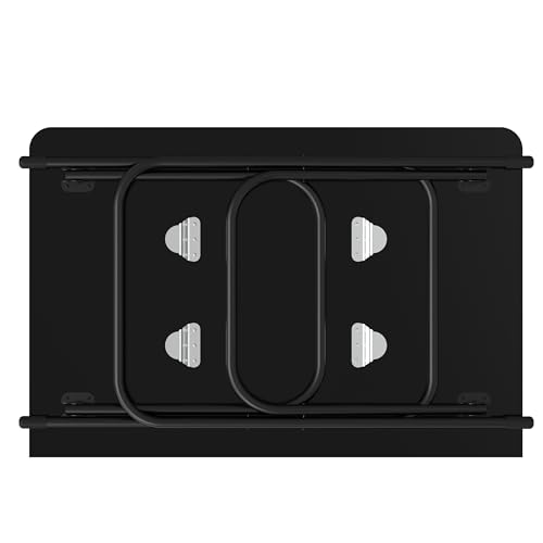 Image of Amazon Brand - Umi Foldable & Portable MDF Table for Home & Office - Multipurpose Study Desk, Laptop Table, Work-from-Home Station & 2-Seater Dining Table, Durable No-Assembly Design (Black)