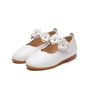 LAZA Formal Girls’ Shoes, Children’s Shoes, Sneakers, Shichi-Go-San, Recitals, Weddings, Concerts, Bridesmaids, Inner Dimensions 8.7 inches (22 cm), White