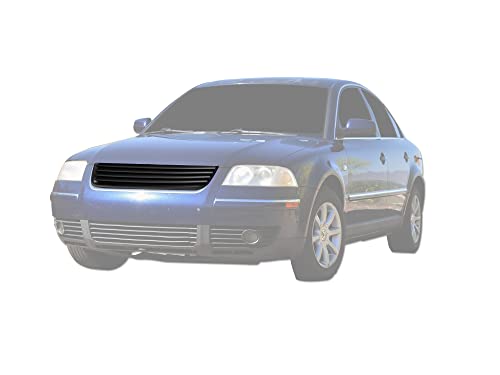 Armordillo Horizontal Style Front Grille|Compatible With 2001-2005 Volkswagen Passat B5.5|8741092|Matte Black|Front Hood Bumper Grille by ARMORDILLO - Image 6