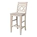 International Concepts Canyon Barheight XX Stool - 30" SH Unfinished