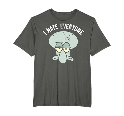 Spongebob Schwammkopf Thaddäus Ich Hasse Alle T-Shirt