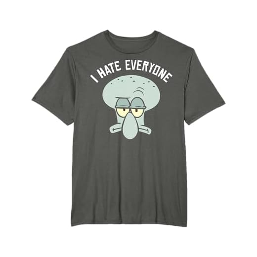 SpongeBob Schwammkopf Thaddäus Ich Hasse Alle T-Shirt