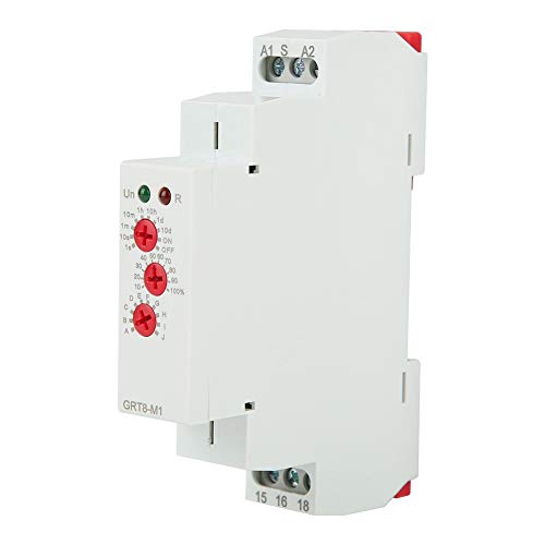 Relais temporisé multifonction GRT8 M1 rail DIN AC/DC 12V-240V