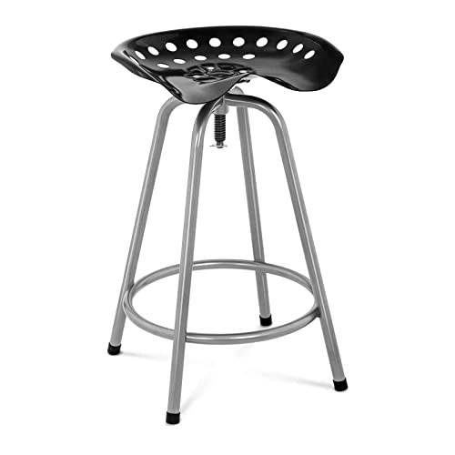 Uniprodo Tabouret Tracteur De Bar Extérieur Industriel Vintage Atelier À Vis Rustique Américain...