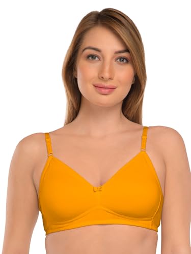 Image of DAISY DEE Women's Girls Cotton Non-Padded Wirefree Seamless Full Coverage Comfortfit Everyday Use T-Shirt Bra - NDSZN