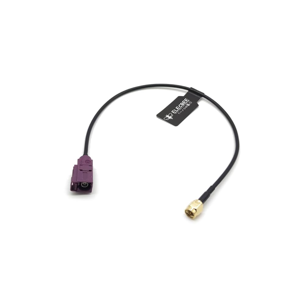 Elecbee 20 unidades de cable de extensión recto RG174 RG174 con código D hembra a SMA, 30 cm